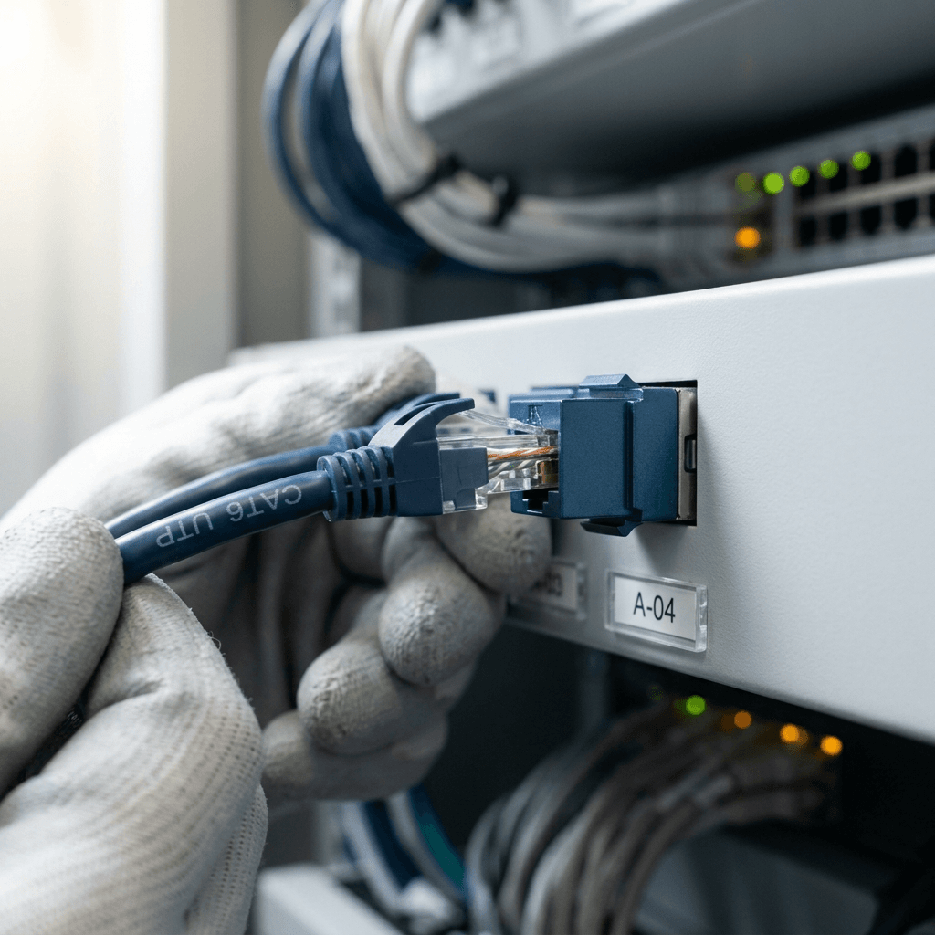 Coaxial and network cables