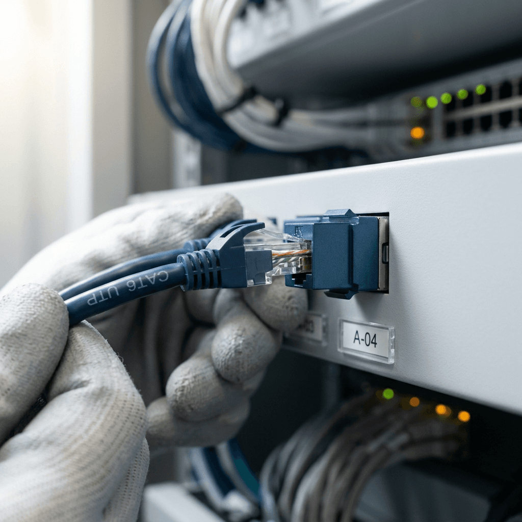 Coaxial and network cables